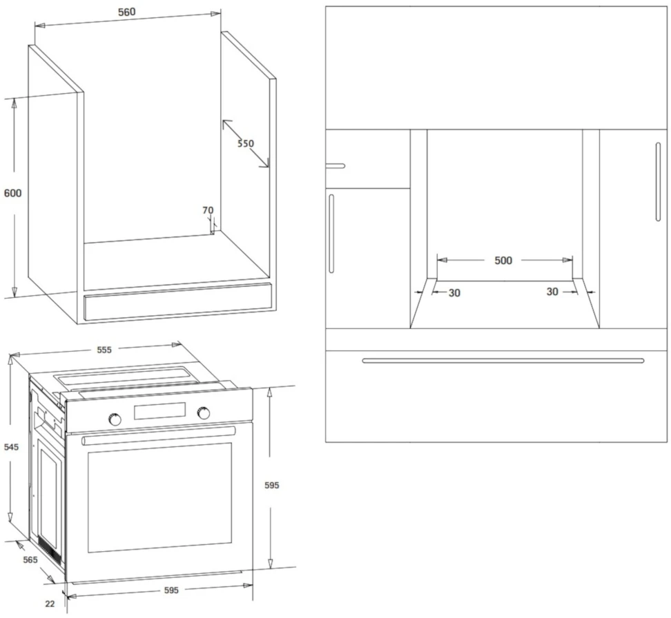 Товар Духовой шкаф Korting OKB 370 CMB VSK2253637