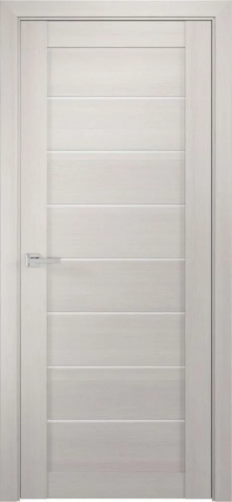 Фото Межкомнатная дверь ЛУ-7 белёный дуб (стекло сатинат)